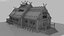 medieval viking house 3D model
