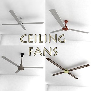 ceiling fans 3d 3ds