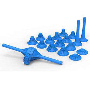 Quick Change Rear End Set Version 1 Scale 1 to 25 3D