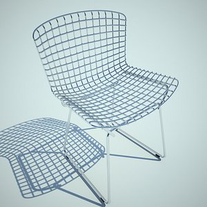3d model bertoia chair