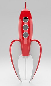 rocket toy 3d model