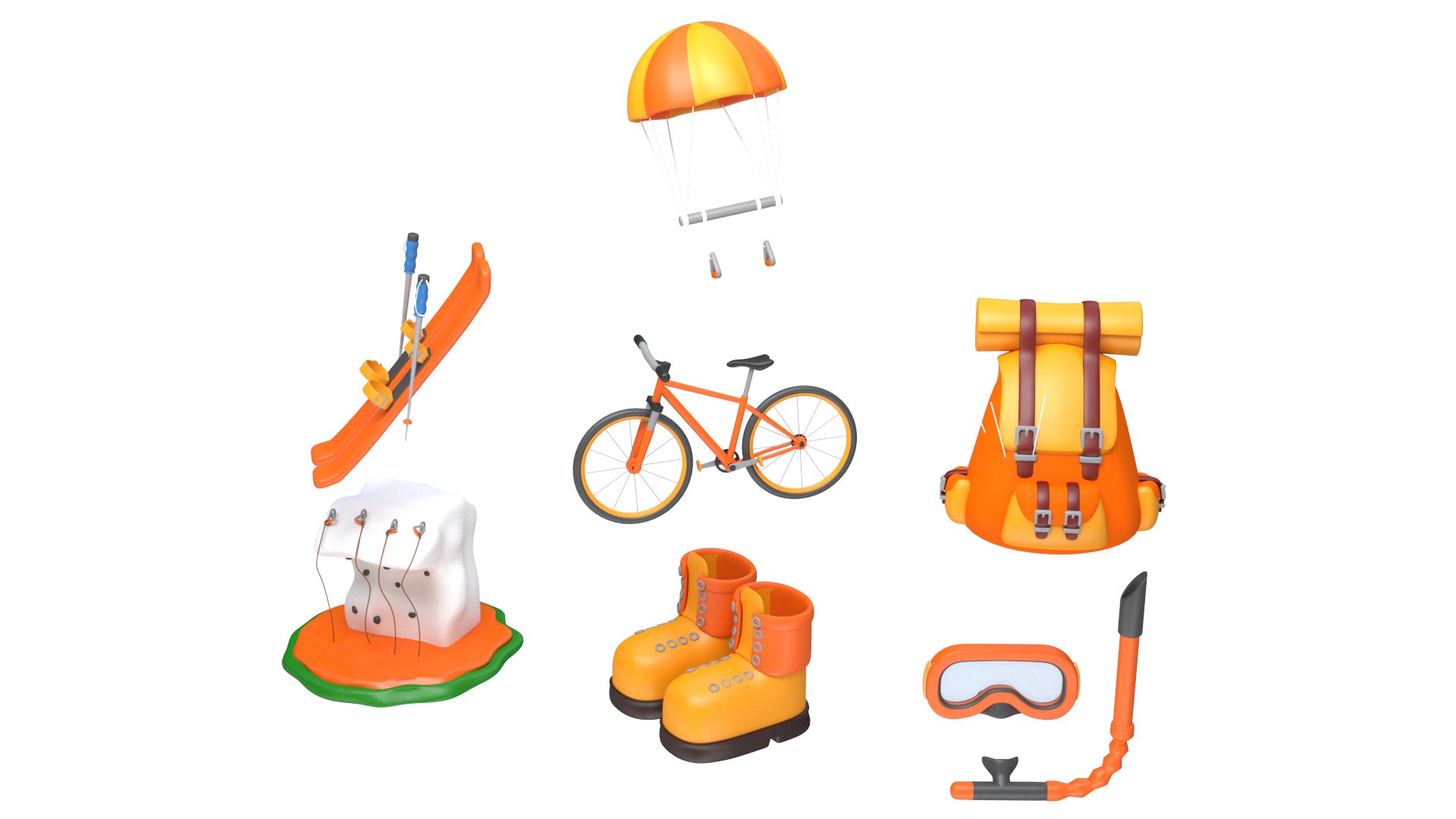 3D Cartoon ui ICONS Bike skis climbing diving goggles Climbing bag parachute model https://p.turbosquid.com/ts-thumb/L1/7CFDN2/Hm/27/png/1739447002/1920x1080/fit_q87/451df653872d206cec8ee08ea053e50191b133ab/27.jpg