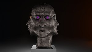 Faces Oracle magic sculpture