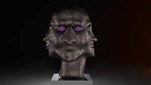 Faces Oracle magic sculpture