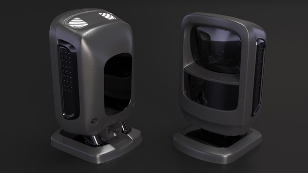 modelo 3d Hands Free Barcode Scanner - TurboSquid 2054864