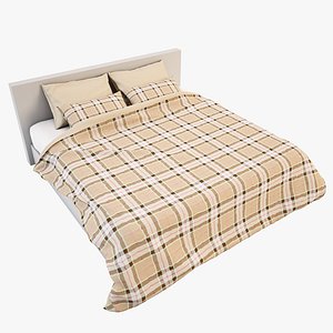 bedcloth bed 3d model