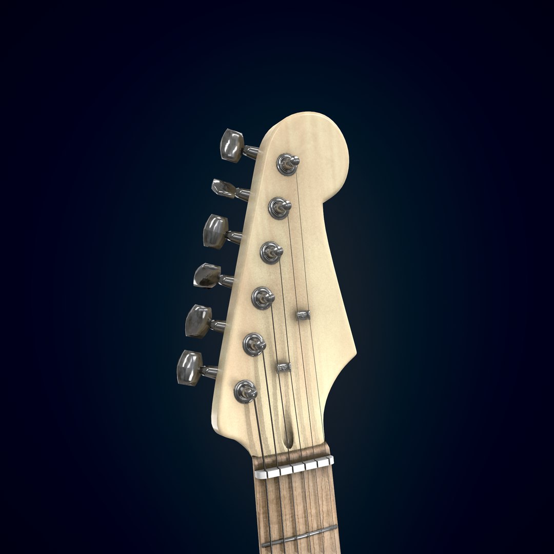 Electric Guitar Homage HEG-310 Model - TurboSquid 1783363