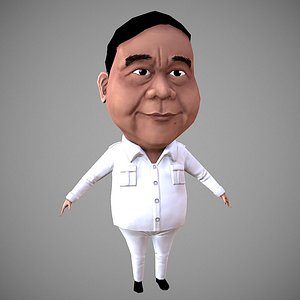 3D prabowo model