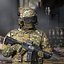 Army Soldier in Green Camo Rigged for Maya