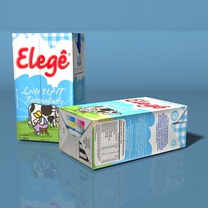 3d lw milk box