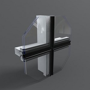 3D window cutaway modelled model