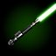 Luke Skywalker second Lightsaber