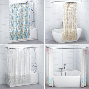 3D Bath and bath screens Ravak set 171