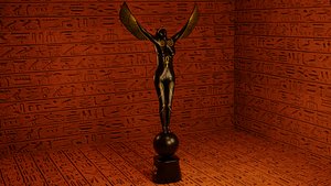 Egyptian Goddes Isis sculpture figure