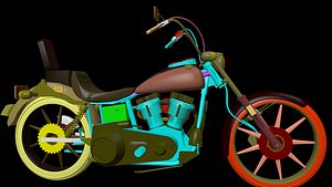 harley davison lowrider custom softail 1984