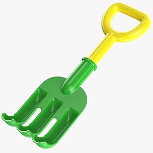 Detailed Sand Fork Toy 3D model