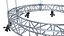 Circular Truss Stage LED Wash Lighting Studio