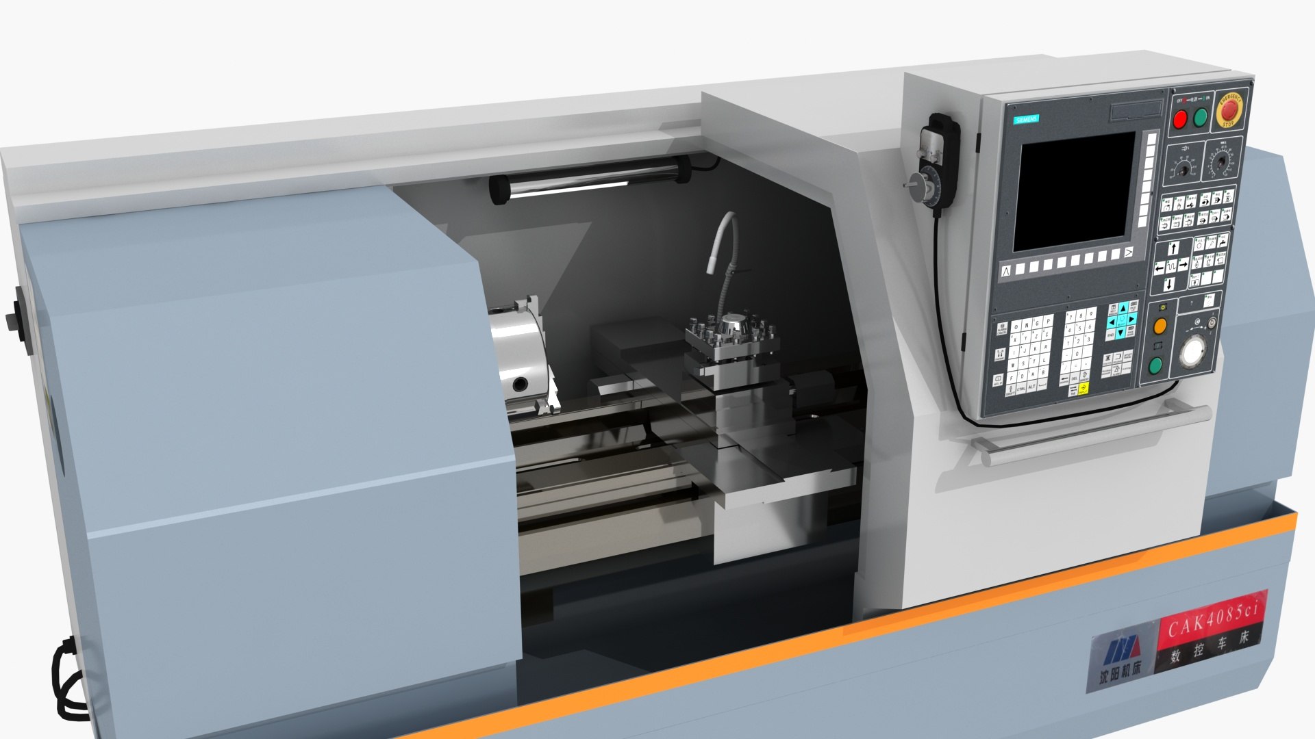 CNC Lathe Universal 3D Model - TurboSquid 2081288