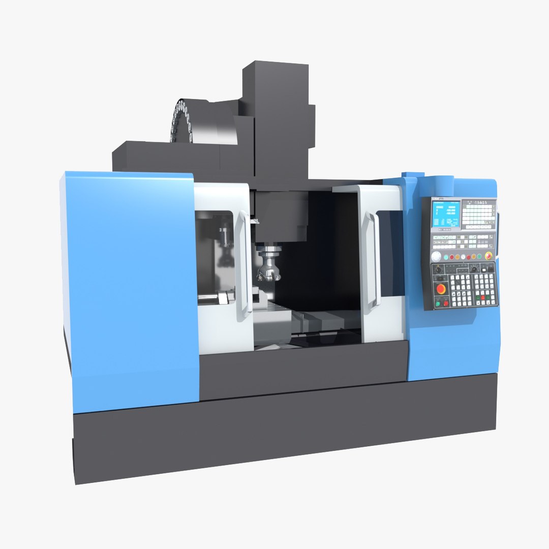 CNC Lathe Universal 3D Model - TurboSquid 2081288