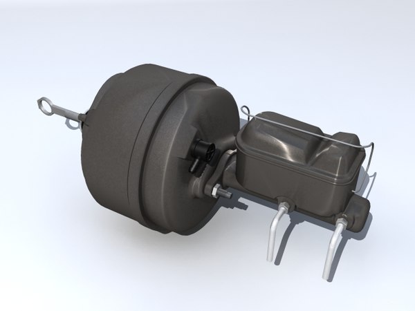 master cylinder booster 3d model