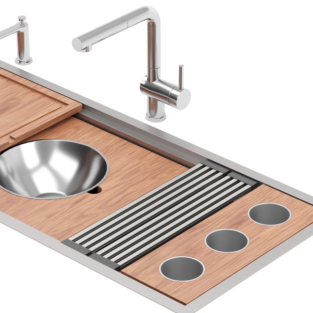 Ruvati Rvh8433 Kitchen Sink 3d Model Turbosquid 2074986