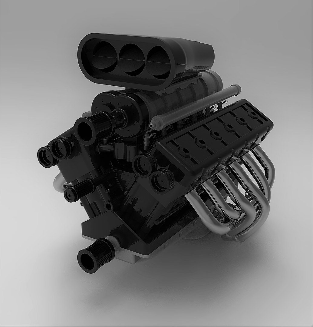 V12 Engine 3D model TurboSquid 2051855