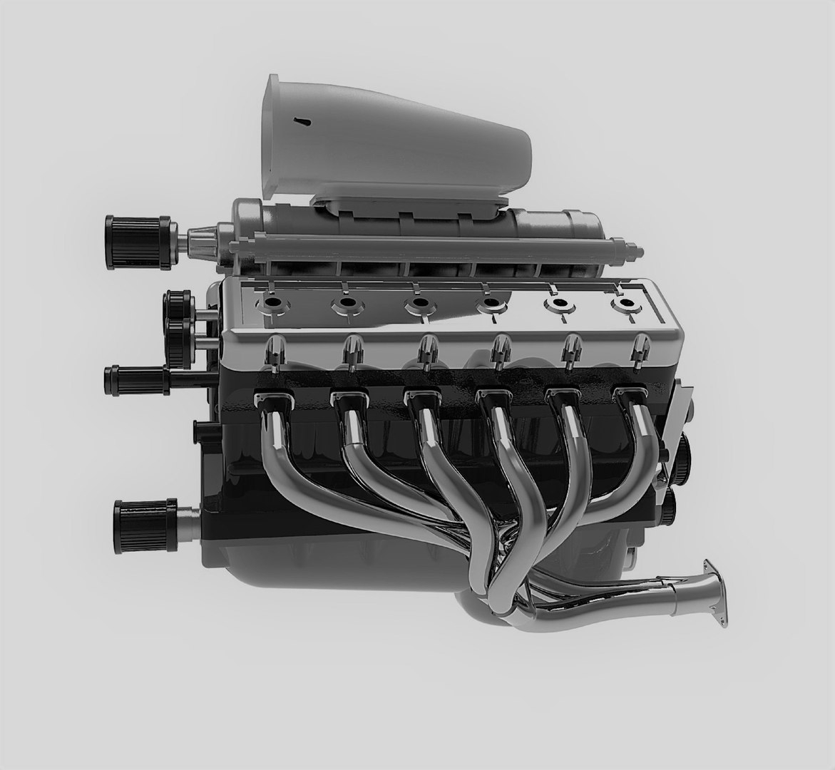 V12 Engine 3D model TurboSquid 2051855