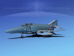 3d mcdonnell douglas f-4 phantom