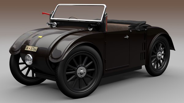 3D Hanomag 2-10 Cabriolet Kommissbrot Series II 1927