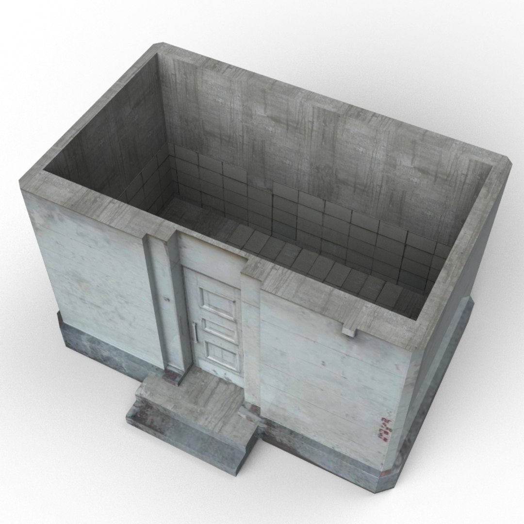 3d small building model