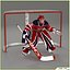 Hockey Player and Hockey Goalkeeper CG