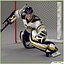 Hockey Player and Hockey Goalkeeper CG