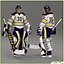 Hockey Player and Hockey Goalkeeper CG