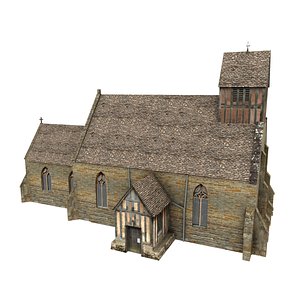3d church model