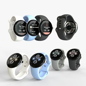 3D Google Pixel Watch 2