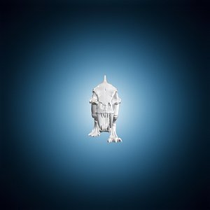 3D Saber-Tooth Skull 3D Print Model model