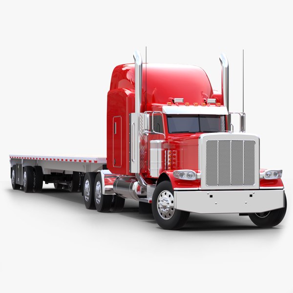 3D flatbed truck v3