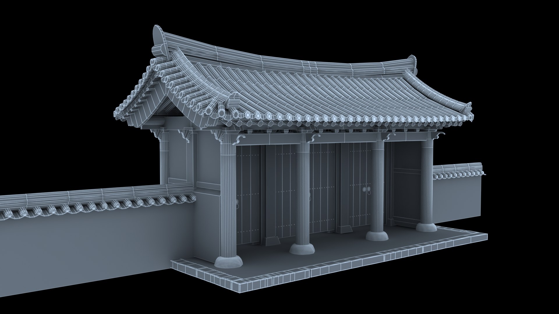 3D Korea  house gate Pyengdemun model https://p.turbosquid.com/ts-thumb/L2/6cx8YA/1D/pyengdemun0001/jpg/1674884098/1920x1080/fit_q87/2740ea38a43cd4ef4e33ec953d8418046276e7c9/pyengdemun0001.jpg