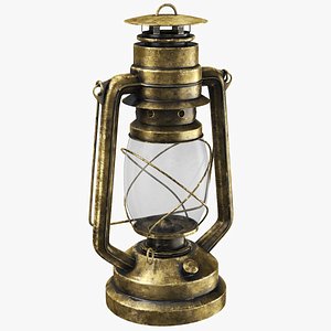 Rusted Golden Oil Lamp