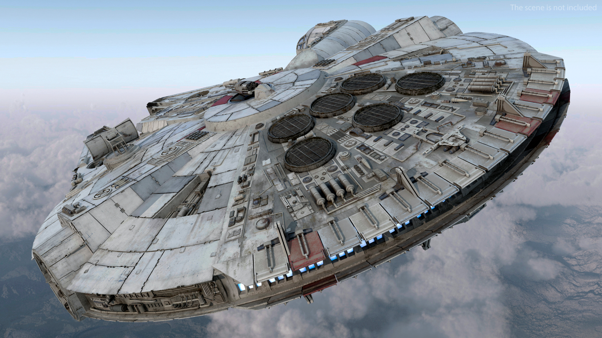 3D Millennium Falcon Spacecraft - TurboSquid 1918489