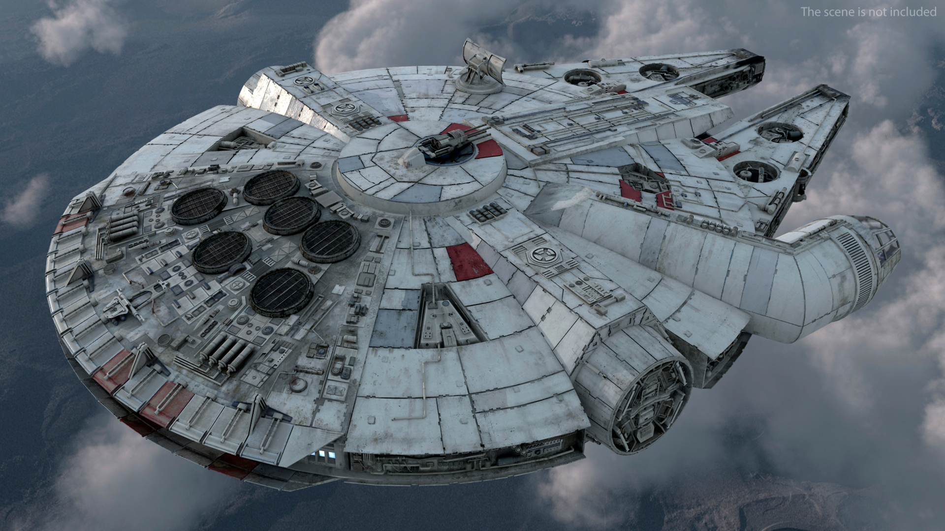 3D Millennium Falcon Spacecraft - TurboSquid 1918489