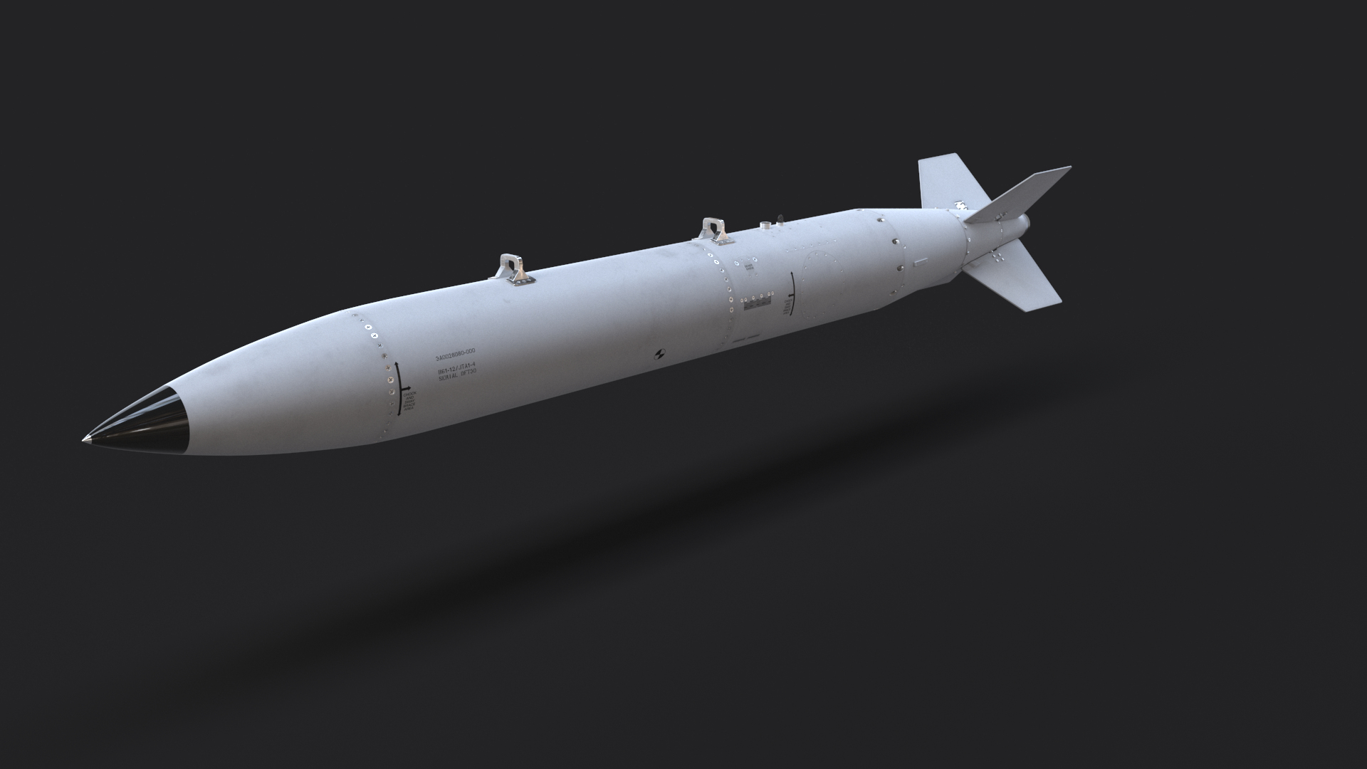 3D B61-12 Nuclear Bomb model https://p.turbosquid.com/ts-thumb/L2/DP0npK/JC/b6112s1_turntable/png/1714256161/1920x1080/turn_fit_q99/2cd074b4fed7c6510bec1751e289f18d4a3e3311/b6112s1_turntable-1.jpg