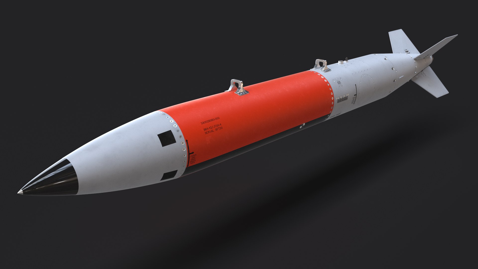 3D B61-12 Nuclear Bomb model https://p.turbosquid.com/ts-thumb/L2/DP0npK/Uh/b6112t2_02/png/1714256257/1920x1080/fit_q87/09f497434d72e416fb0851ea85caf4dccdcb1218/b6112t2_02.jpg