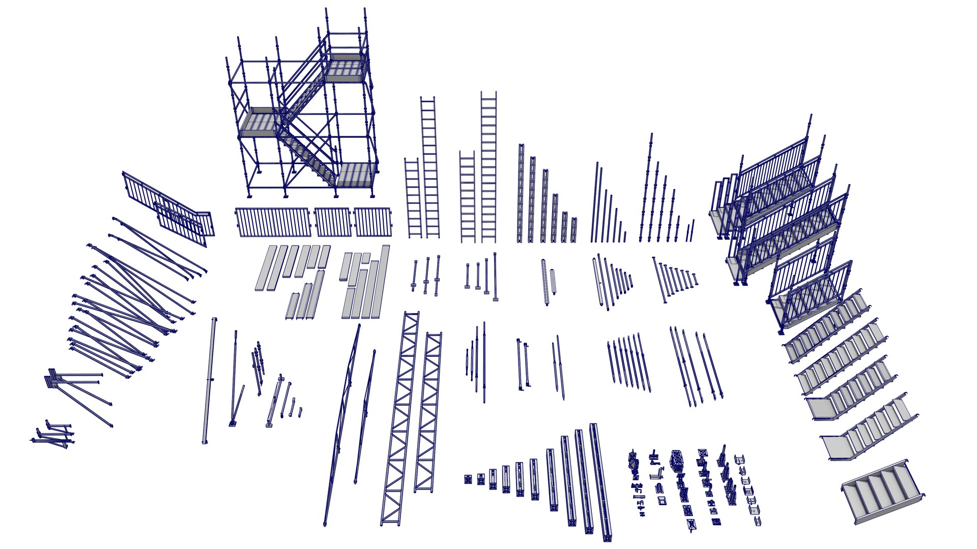 3D Cuplock Scaffolding Pack - TurboSquid 2501703