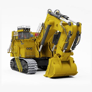 3D Shovel Excavator model