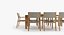 Maze Dining Chair Teak Tisch