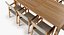 Maze Dining Chair Teak Tisch