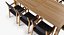 Maze Dining Chair Teak Tisch