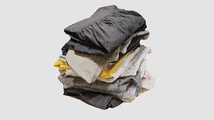 clothes pile 3D