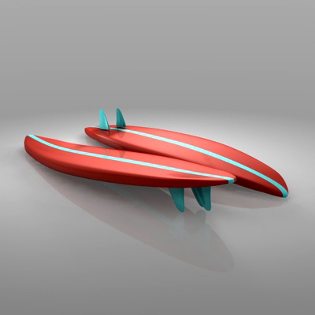 10 Surfboard 3D Models By MimRepository